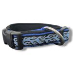 Halsband blau flamme_1