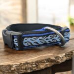 Halsband blau flamme_2