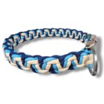 Halsband blau geflochten_1
