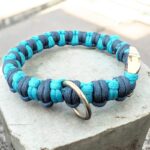 Halsband geflochten türkis_2